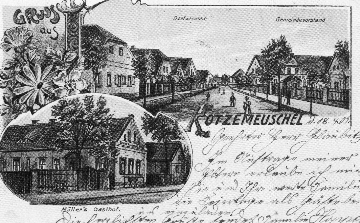 Dammfeld Kotzemeuschel 1905